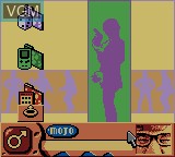 Menu screen of the game Austin Powers - Oh, Behave! on Nintendo Game Boy Color