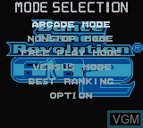Menu screen of the game Dance Dance Revolution GB2 on Nintendo Game Boy Color