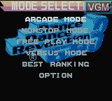 Menu screen of the game Dance Dance Revolution GB3 on Nintendo Game Boy Color