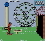 Menu screen of the game Elmo's ABCs on Nintendo Game Boy Color