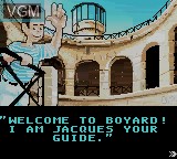 Menu screen of the game Fort Boyard on Nintendo Game Boy Color
