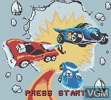 Menu screen of the game Hot Wheels - Stunt Track Driver on Nintendo Game Boy Color