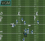 In-game screen of the game Madden NFL 2000 on Nintendo Game Boy Color