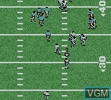 In-game screen of the game Madden NFL 2001 on Nintendo Game Boy Color
