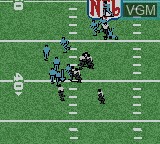 In-game screen of the game Madden NFL 2002 on Nintendo Game Boy Color