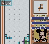 In-game screen of the game Magical Tetris Challenge on Nintendo Game Boy Color