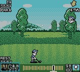 In-game screen of the game Mobile Golf on Nintendo Game Boy Color