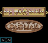 In-game screen of the game Ms. Pac-Man - Special Color Edition on Nintendo Game Boy Color