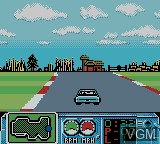 In-game screen of the game NASCAR Challenge on Nintendo Game Boy Color