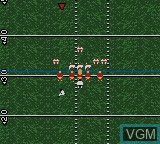 In-game screen of the game NFL Blitz 2001 on Nintendo Game Boy Color