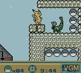 In-game screen of the game Pokemon Adventure on Nintendo Game Boy Color