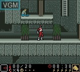 In-game screen of the game Power Rangers - Lightspeed Rescue on Nintendo Game Boy Color