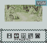 In-game screen of the game Poyon no Dungeon Room on Nintendo Game Boy Color