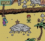 In-game screen of the game Pumuckls Abenteuer bei den Piraten on Nintendo Game Boy Color