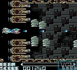 In-game screen of the game R-Type DX on Nintendo Game Boy Color