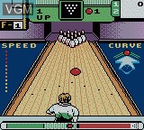 In-game screen of the game 10 Pin Bowling on Nintendo Game Boy Color