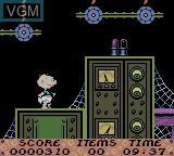 In-game screen of the game Rugrats Movie, The on Nintendo Game Boy Color