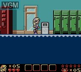 In-game screen of the game Sabrina the Animated Series - Zapped! on Nintendo Game Boy Color