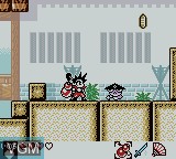 In-game screen of the game Samurai Kid on Nintendo Game Boy Color
