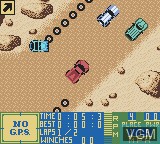 In-game screen of the game Test Drive Off-Road 3 on Nintendo Game Boy Color
