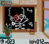 In-game screen of the game Titeuf on Nintendo Game Boy Color