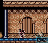 In-game screen of the game Titus the Fox on Nintendo Game Boy Color