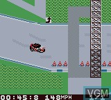 In-game screen of the game TOCA Touring Car Championship on Nintendo Game Boy Color