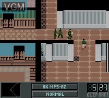 In-game screen of the game Tom Clancy's Rainbow Six on Nintendo Game Boy Color