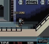 In-game screen of the game Tony Hawk's Pro Skater 2 on Nintendo Game Boy Color