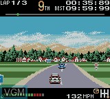 In-game screen of the game Top Gear Pocket on Nintendo Game Boy Color