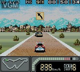 In-game screen of the game Top Gear Pocket 2 on Nintendo Game Boy Color