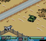 In-game screen of the game Top Gun - Firestorm on Nintendo Game Boy Color
