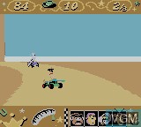 In-game screen of the game Toy Story Racer on Nintendo Game Boy Color