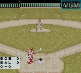 In-game screen of the game Triple Play 2001 on Nintendo Game Boy Color