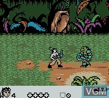 In-game screen of the game Turok - Rage Wars on Nintendo Game Boy Color