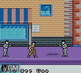 In-game screen of the game Turok 2 - Jikku Senshi on Nintendo Game Boy Color