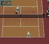 In-game screen of the game All Star Tennis 2000 on Nintendo Game Boy Color