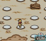 In-game screen of the game Winnie the Pooh - Adventures in the 100 Acre Wood on Nintendo Game Boy Color