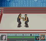 In-game screen of the game WWF Attitude on Nintendo Game Boy Color