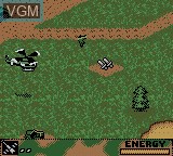 In-game screen of the game Army Men - Air Combat on Nintendo Game Boy Color