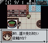 In-game screen of the game Elie no Atelier GB on Nintendo Game Boy Color