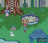 In-game screen of the game Shelly Club on Nintendo Game Boy Color