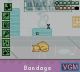 In-game screen of the game Barbie - Pet Rescue on Nintendo Game Boy Color