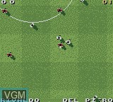 In-game screen of the game Barca Total 2000 on Nintendo Game Boy Color