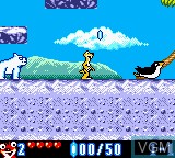In-game screen of the game Ice Age on Nintendo Game Boy Color
