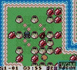 In-game screen of the game Bomberman Max - Red Challenger on Nintendo Game Boy Color