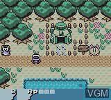 In-game screen of the game Bomberman Quest on Nintendo Game Boy Color