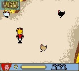 In-game screen of the game Bibi und Tina - Fohlen Felix in Gefahr on Nintendo Game Boy Color