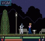 In-game screen of the game Buffy the Vampire Slayer on Nintendo Game Boy Color