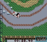 In-game screen of the game Colin McRae Rally on Nintendo Game Boy Color